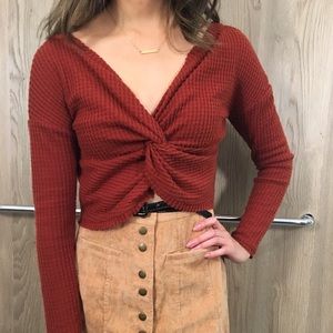 Cropped sweater